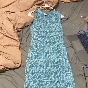 Fendi Blue Dress.